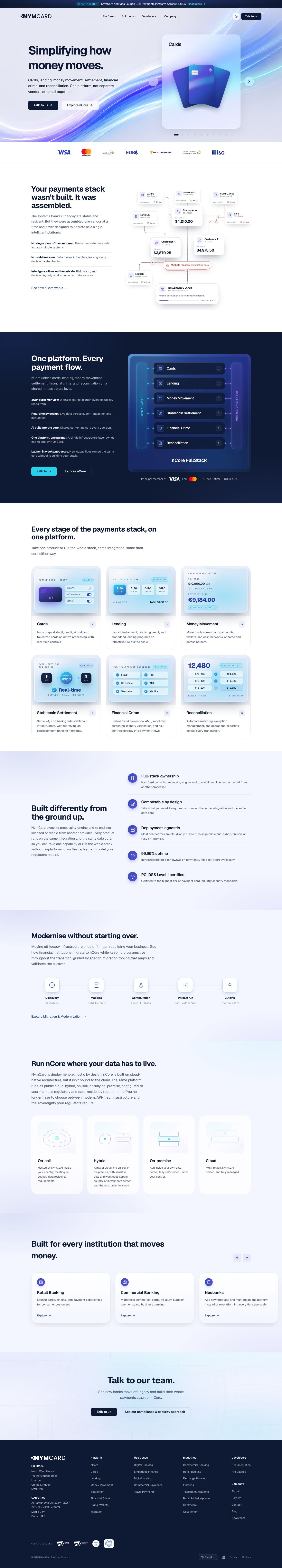 NymCard — Logo cloud, desktop